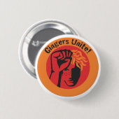 Gingers verenigen! ronde button 5,7 cm (Voorkant /achterkant)
