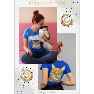 Gingers zijn de beste kattenliefhebber katten t-shirt
