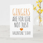 Gingers zijn voor het leven en niet alleen Valenti Kaart (Gele Bloem)