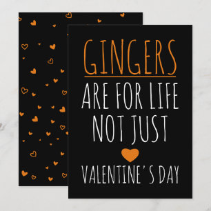 Gingers zijn voor het leven en niet alleen voor de feestdagenkaart