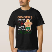 Gingers zijn voor het leven kerstcadeau t-shirt (Voorkant)