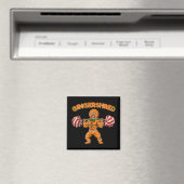 Gingershred Bodybuilder Grappige Gemberkoek Man We Magneet (Insitu (Vaatwasser))