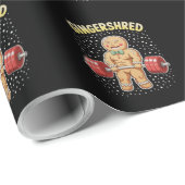Gingershred Christmas Gingerbread Gym Bodybuilding Cadeaupapier (Rol Hoek)