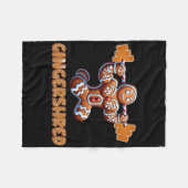 Gingershred Funny Gingerbread Man Gym Bodybuilding Fleece Deken (Voorkant (Horizontaal))