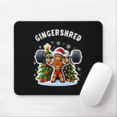 Gingershred Funny Gingerbread Man Gym Bodybuilding Muismat (Met muis)