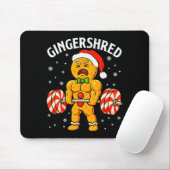 Gingershred Funny Gingerbread Man Gym Bodybuilding Muismat (Met muis)