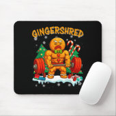 Gingershred Funny Gingerbread Man Gym Bodybuilding Muismat (Met muis)