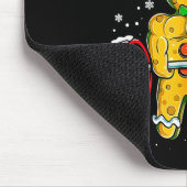 Gingershred Funny Gingerbread Man Gym Bodybuilding Muismat (Hoek)