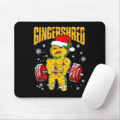 Gingershred Funny Gingerbread Man Gym Bodybuilding Muismat (Met muis)