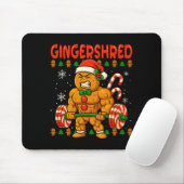 Gingershred Gingerbread Lifting Funny Christmas Gy Muismat (Met muis)
