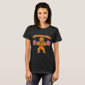 Gingershred-gingerbrood-workout-pyjama's kerst t-shirt (Voorkant volledig)