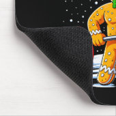 Gingershred Grappige Gemberkoek Man Gym Lichaamstr Muismat (Hoek)