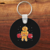 Gingershred Grappige Gengertrots Man Gym Lichaamst Sleutelhanger (Voorkant)