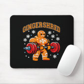 Gingershred Grappige Gingerman Gym Bodybuilding Muismat (Met muis)