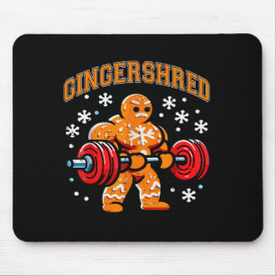 Gingershred Grappige Gingerman Gym Bodybuilding Muismat