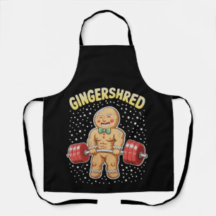 Gingershred Kerst Gingerbread Gym Bodybuilding Schort