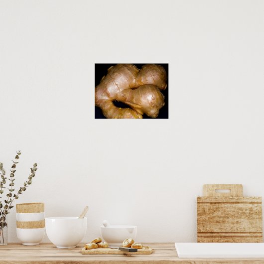 Gingerwortel poster (Keuken)