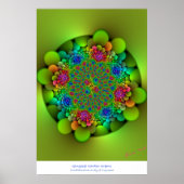 Gingez el Garden Greens Abstract Poster (Voorkant)