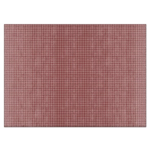 Gingham-15x11 GLASS CUTTING BOARD Snijplank (Voorkant)