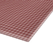 Gingham-15x11 GLASS CUTTING BOARD Snijplank (Hoek)