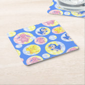 Gingham Animal Onderzetter (Schuin)