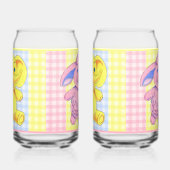 Gingham Animal Soda Glass Blikvorm Glas (Links)