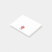 Gingham Apple-leraar Post-it® Notes (Schuin)