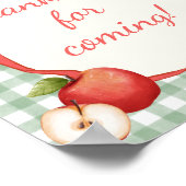 Gingham Apple of our Eye Dank je voor het Kommer B Poster (Hoek)