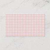 Gingham Apple van Eye Beer Boeken voor Baby shower Informatiekaartje (Achterkant)