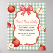 Gingham Apple van onze Eye Baby Don't Say Baby Sig Poster (Voorkant)