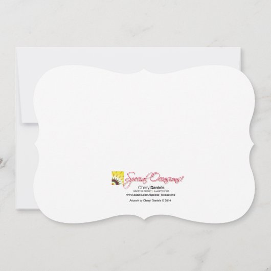 Gingham Banner Plane Birthday | lavendel Kaart (Achterkant)