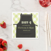 Gingham Bbq Baby shower  Servet (Insitu)