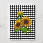 Gingham BBQ Nodig Boerderij Achtertuin Party Kaart (Achterkant)