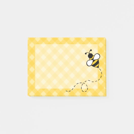 Gingham Bee Kitchen School Post Het Notities Gift Post-it® Notes (Voorkant)