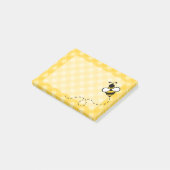 Gingham Bee Kitchen School Post Het Notities Gift Post-it® Notes (Schuin)