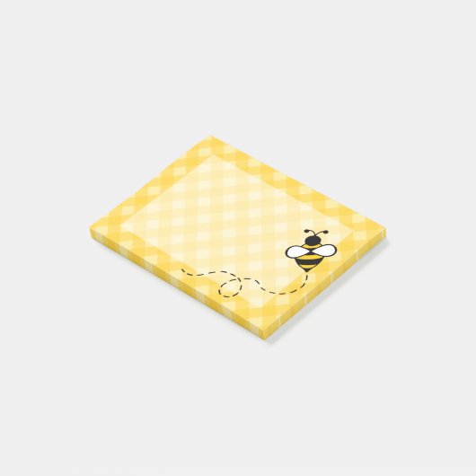 Gingham Bee Kitchen School Post Het Notities Gift Post-it® Notes (Schuin)