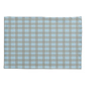 Gingham Blauw  Kussensloop (Achterkant)