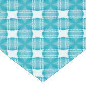 Gingham Ble en White Tafelkleed (Gekanteld)