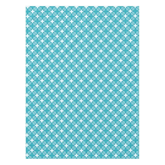 Gingham Ble en White Tafelkleed (Voorkant)