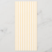 Gingham Bow Wedding Place Setting Thank You Card Programmakaart (Achterkant)