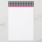 Gingham Briefpapier (Voorkant)