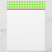 Gingham Briefpapier (Voorkant)