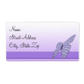 Gingham Butterfly Etiket (Voorkant)