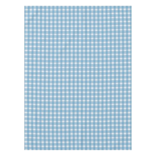 Gingham Charm Blue Tafelkleed (Voorkant)
