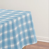 Gingham Charm Blue Tafelkleed (Voorbeeld)