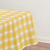 Gingham Charm Yellow Tafelkleed (Voorbeeld)