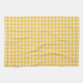 Gingham Charme Geel Theedoek (Horizontaal)