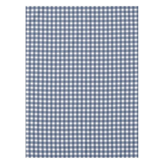 Gingham Charme Navy Tafelkleed (Voorkant)