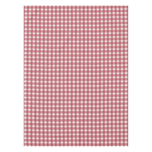 Gingham Charme Rood Tafelkleed (Voorkant)