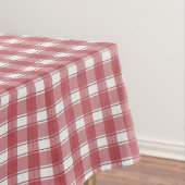 Gingham Charme Rood Tafelkleed (Voorbeeld)